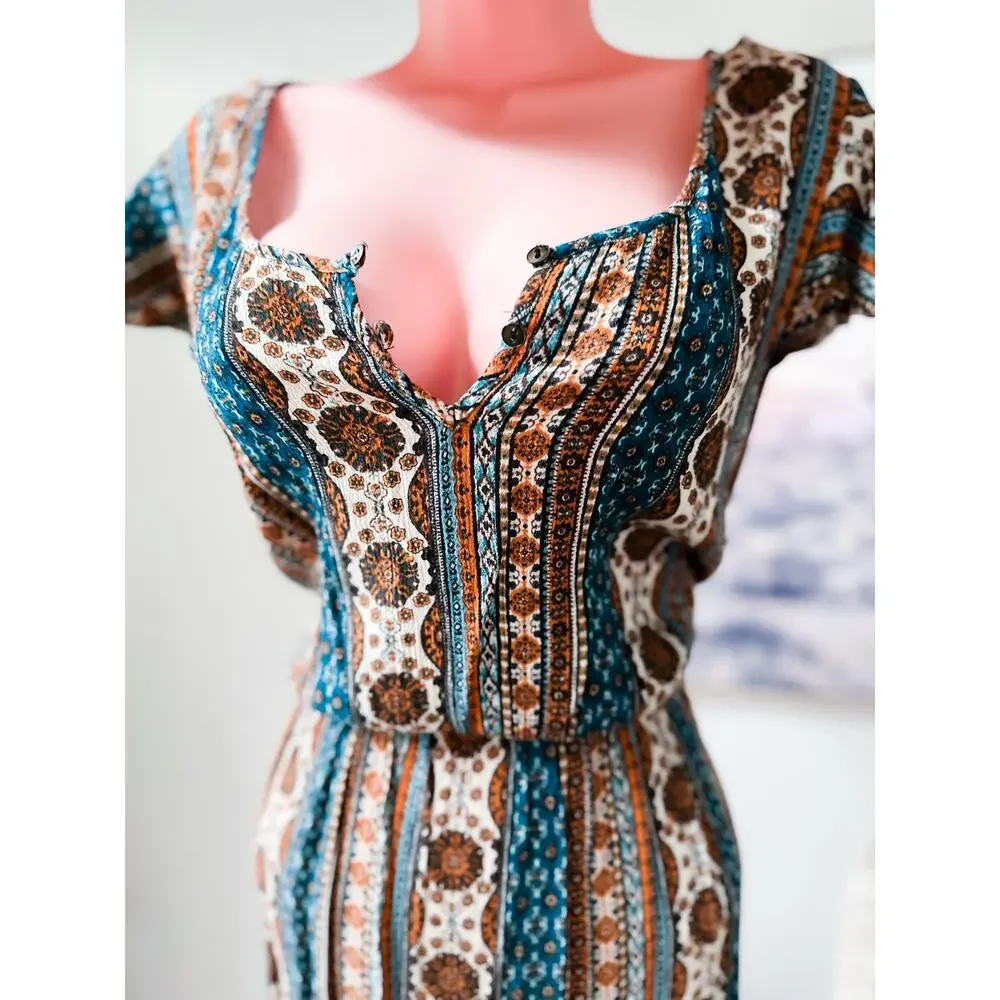 Desert Wanderings + Wanderlust earthy boho free spirited festival Mini Dress